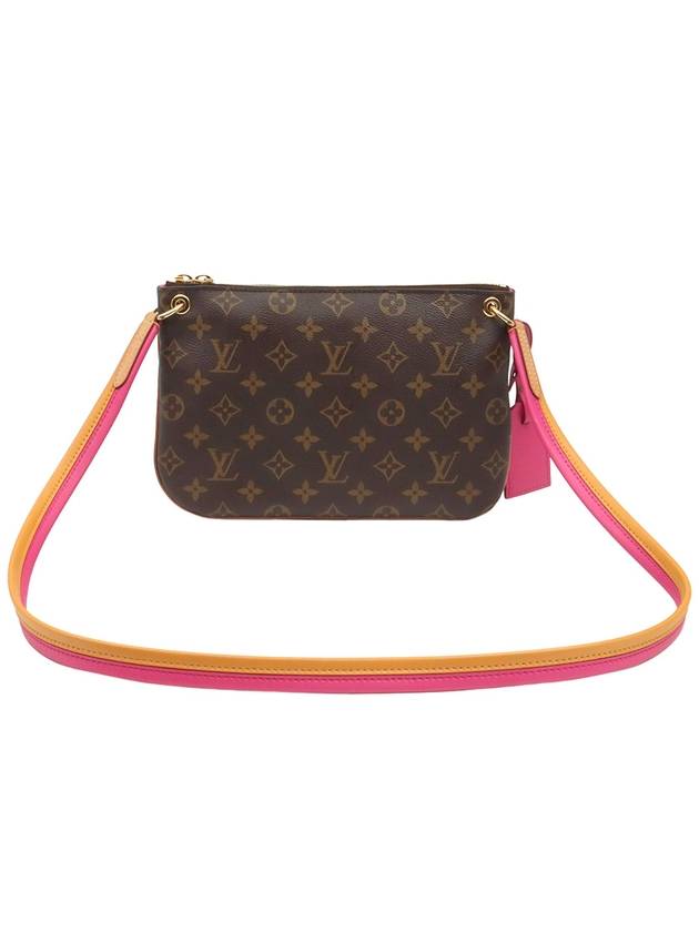 Monogram Canvas Fuchsia Malone Lorette Small Cross Bag M44053 - LOUIS VUITTON - BALAAN 3