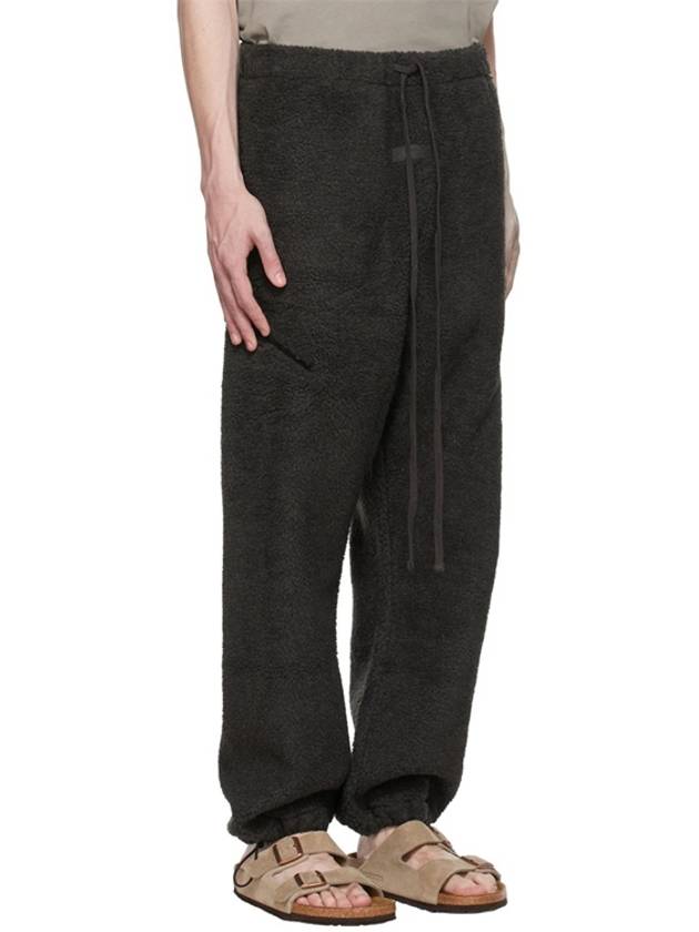 Sherpa Fleece Lounge Track Pants Black - FEAR OF GOD ESSENTIALS - BALAAN 3