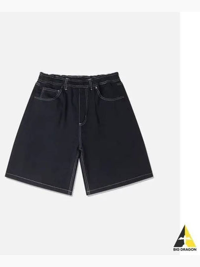 5 pocket baggy shorts black 10025023 A01 - CONVERSE - BALAAN 2