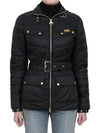 Gleann International Quilted Zip-Up Jacket Black - BARBOUR - BALAAN 3