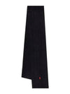 Pony Cable Knit Scarf Black - POLO RALPH LAUREN - BALAAN 3