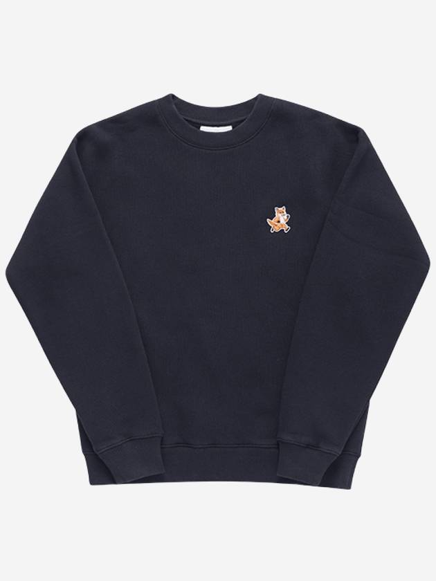 Speedy Fox Patch Comfort Sweatshirt Navy - MAISON KITSUNE - BALAAN 2