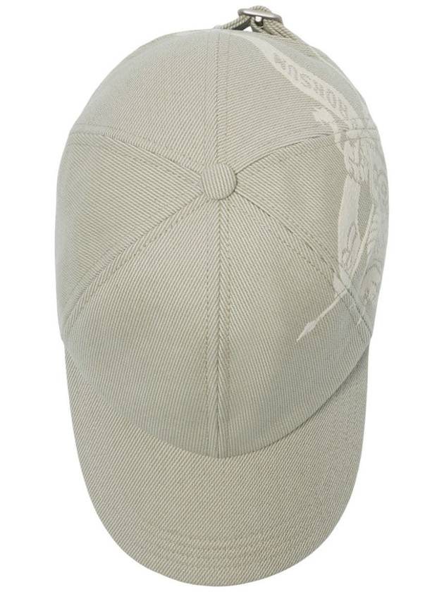 EKD Cotton Blend Ball Cap Hunter - BURBERRY - BALAAN 5