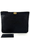 Caviar Gold Boy Chevron Clutch New Medium - CHANEL - BALAAN 1