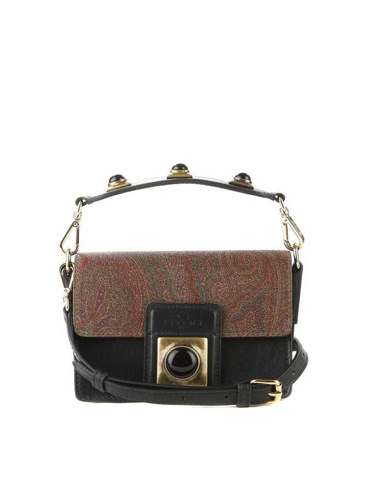 Women's Crown Me Paisley Shoulder Bag Black - ETRO - BALAAN 1