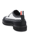 Trompe L'oeil Long Wing Knit Brogue Black - THOM BROWNE - BALAAN 4