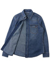 Women's Dempo Classic Denim Shirt Dusky Blue - CHLOE - BALAAN 10