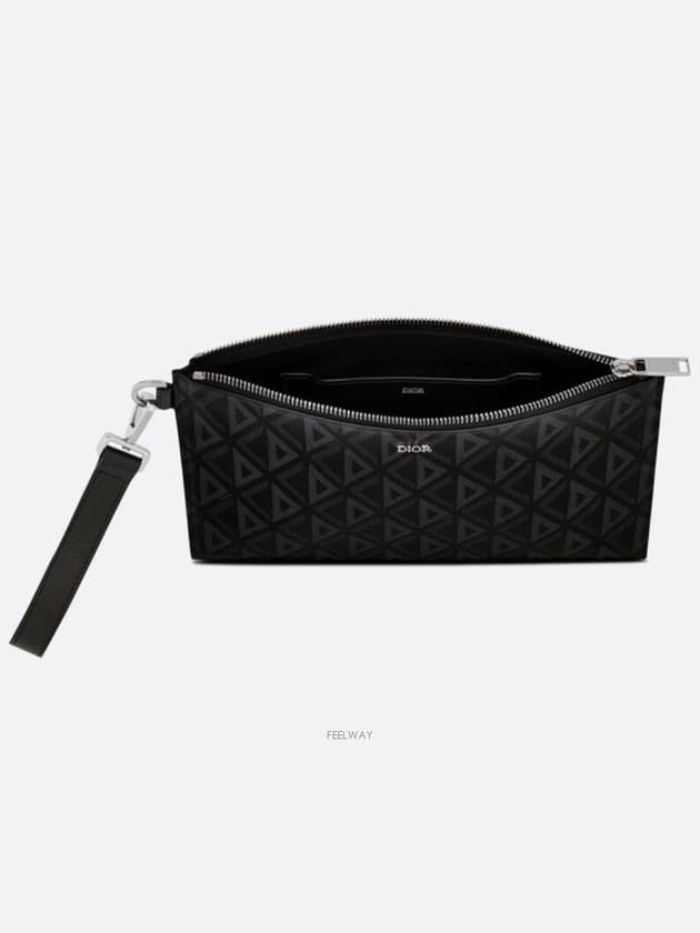 CD Diamond A5 Clutch Bag Black - DIOR - BALAAN 3