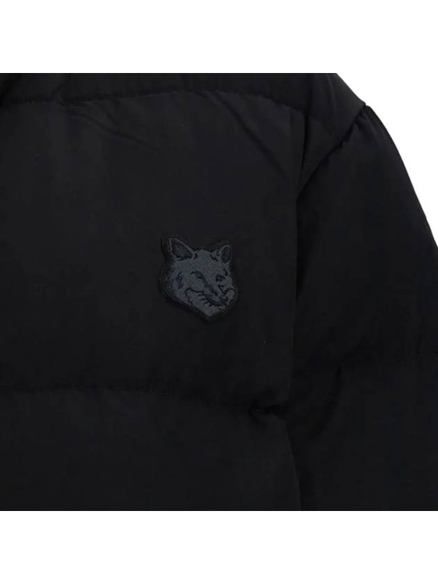 Bold Fox Head Patch Nylon Cropped Padding Black - MAISON KITSUNE - BALAAN 5