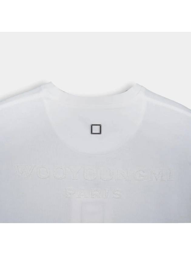 Luminous back logo short sleeve t shirt white - WOOYOUNGMI - BALAAN 3