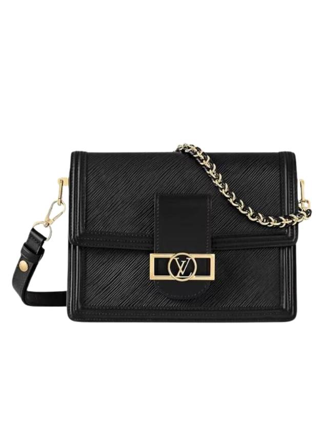 Dauphine MM Shoulder Bag Black - LOUIS VUITTON - BALAAN 1