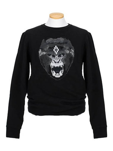 SAN 2059 1001 Embroidered monkey sweatshirt - MARCELO BURLON - BALAAN 1