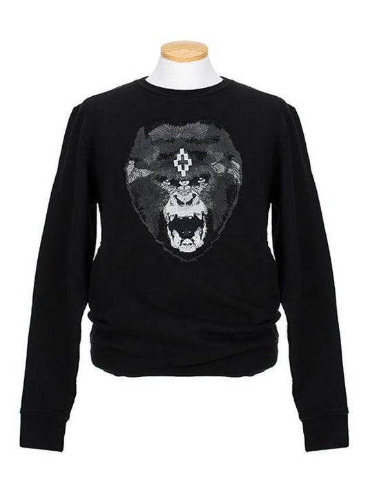 SAN 2059 1001 Embroidered monkey sweatshirt - MARCELO BURLON - BALAAN 1