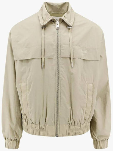 Alexandre Mattiussi Zipper Windbreaker Sage - AMI - BALAAN 1