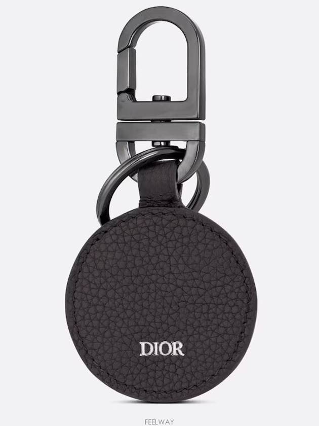 D-Touch Oblique Signature Calfskin Key Holder Black - DIOR - BALAAN 3