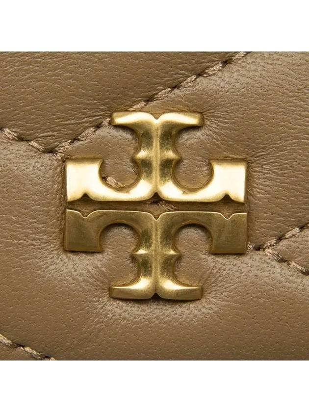 Kira Chevron Logo Card Wallet Sand Piper - TORY BURCH - BALAAN 4