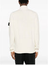 Wappen Patch Button Knit Top White - STONE ISLAND - BALAAN 4