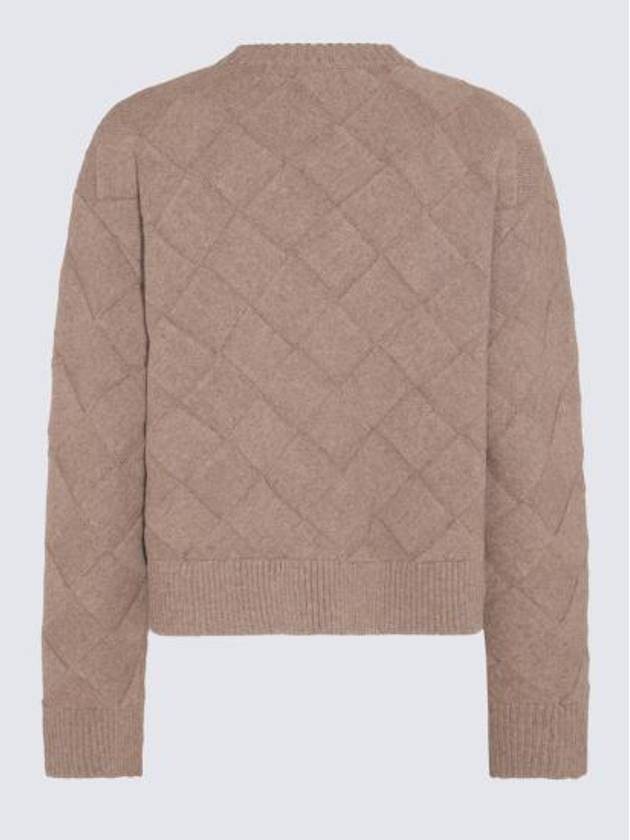 Intrecciato Wool Knit Top Riverbed - BOTTEGA VENETA - BALAAN 4