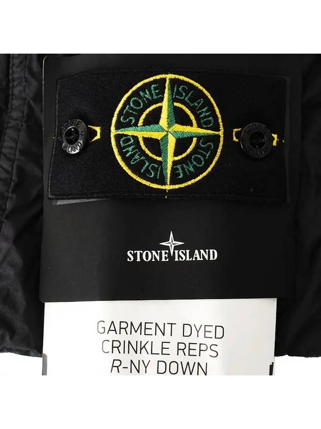 Crinkle Reps R-NY Down Vest Black - STONE ISLAND - BALAAN 5