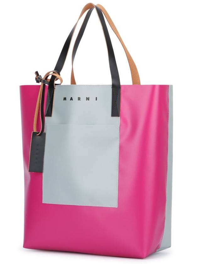 engraved logo panel tote bag SHMQ0044A0P5769 - MARNI - BALAAN 3