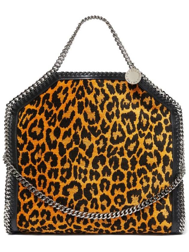 Stella McCartney Falabella 3Chain Leopard-Print Tote Bag - STELLA MCCARTNEY - BALAAN 1