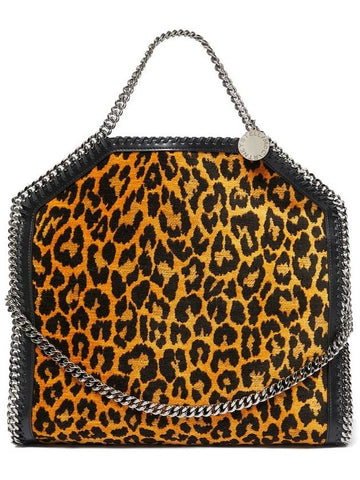 Stella McCartney Falabella 3Chain Leopard-Print Tote Bag - STELLA MCCARTNEY - BALAAN 1