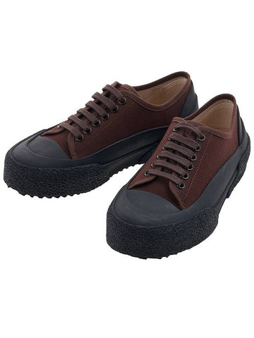 Sharp Canvas Sneakers SHARP SN735 CHESTNUT - STUDIO NICHOLSON - BALAAN 1