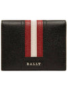 Talder Leather Card Wallet Black - BALLY - BALAAN 2