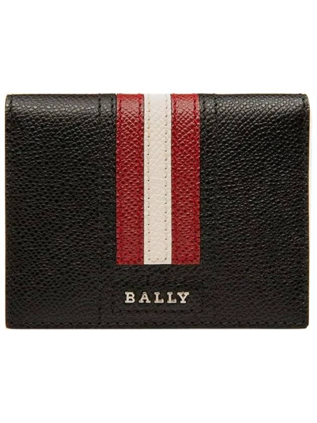 Talder Leather Card Wallet Black - BALLY - BALAAN 2