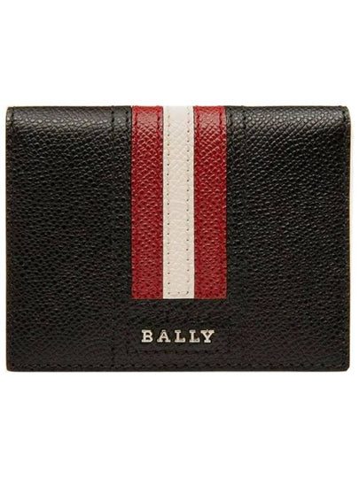 Talder Leather Card Wallet Black - BALLY - BALAAN 2