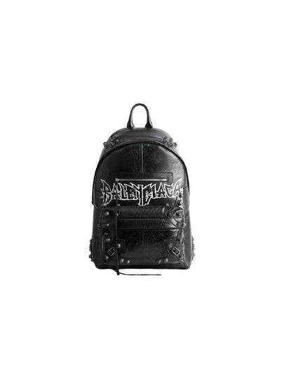 Le Cagole Leather Backpack Black - BALENCIAGA - BALAAN 2