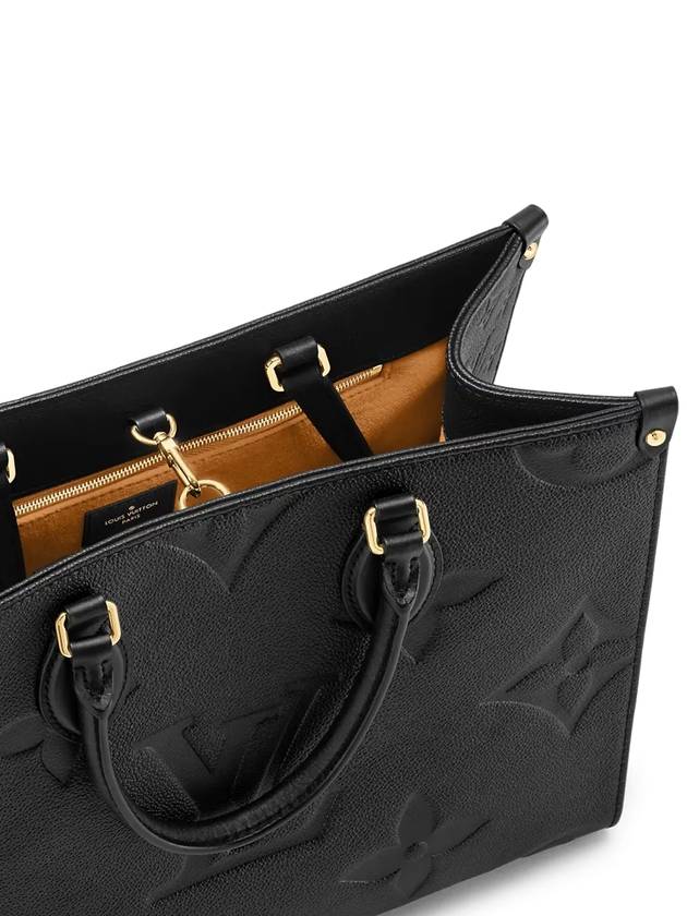 OnTheGo Monogram Empreinte Leather Tote Bag Black - LOUIS VUITTON - BALAAN 4