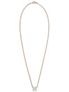 Mini Pop H Pendant Necklace Rose Gold - HERMES - BALAAN 3