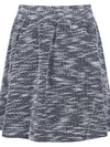 24S Tweed like pleated skirt MW4MS413 - P_LABEL - BALAAN 2