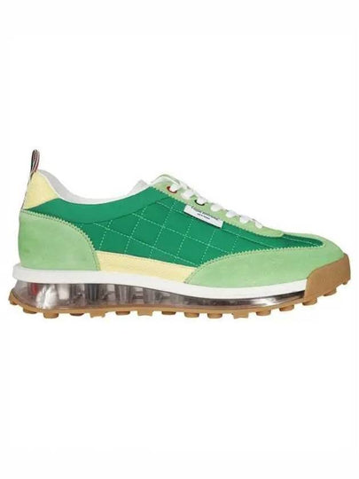 Men's Tech Runner Low Top Sneakers Green - THOM BROWNE - BALAAN 2