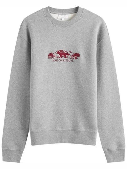 Outdoor Profile Fox Comfort Sweatshirt Grey - MAISON KITSUNE - BALAAN 2