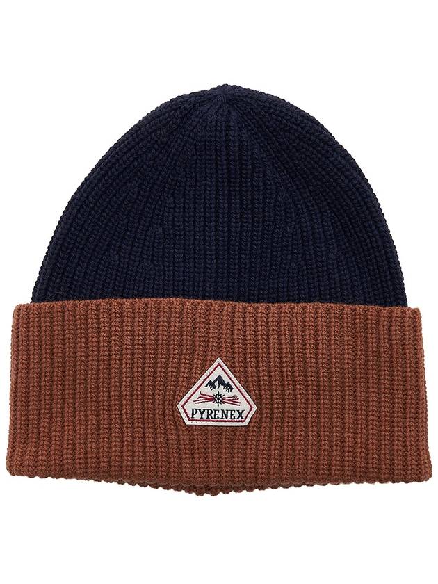 Logo Patch Knit Beanie HUU011 4004 - PYRENEX - BALAAN 1