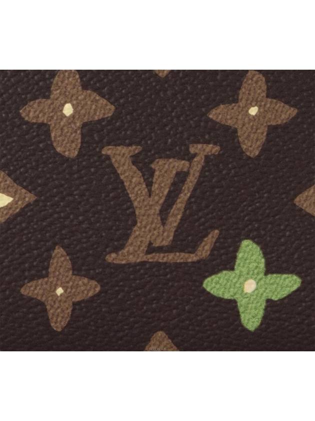 Pochette Voyage Souple Monogram Order Canvas Pouch Bag Chocolate - LOUIS VUITTON - BALAAN 5