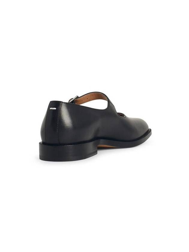 Women's Tabi Calfskin Mary Jane Flat Shoes Black - MAISON MARGIELA - BALAAN 4