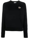 Women's Dressed Fox Patch Adjusted Sweatshirt Black - MAISON KITSUNE - BALAAN 2