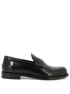 Mr G Mocassin Leather Loafers Black - GIVENCHY - BALAAN 2