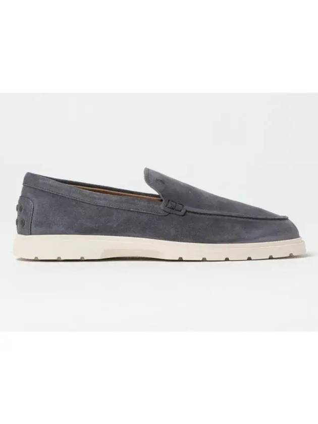 Suede Loafers Dark Grey - TOD'S - BALAAN 2