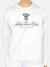 Tennis Club Badge Round Neck Sweatshirt White - AUTRY - BALAAN 3