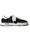 Herbie Sole Canvas Low Top Sneakers Black - MAISON MIHARA YASUHIRO - BALAAN 3