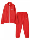 Club Lined Woven Tracksuit Red - NIKE - BALAAN 2