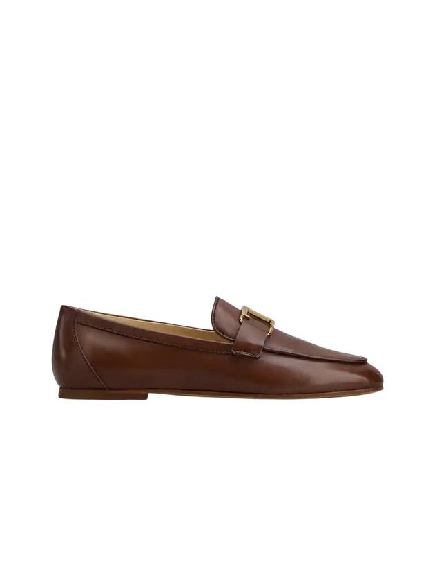 Tods T Timeless Leather Loafers Brown - TOD'S - BALAAN 2