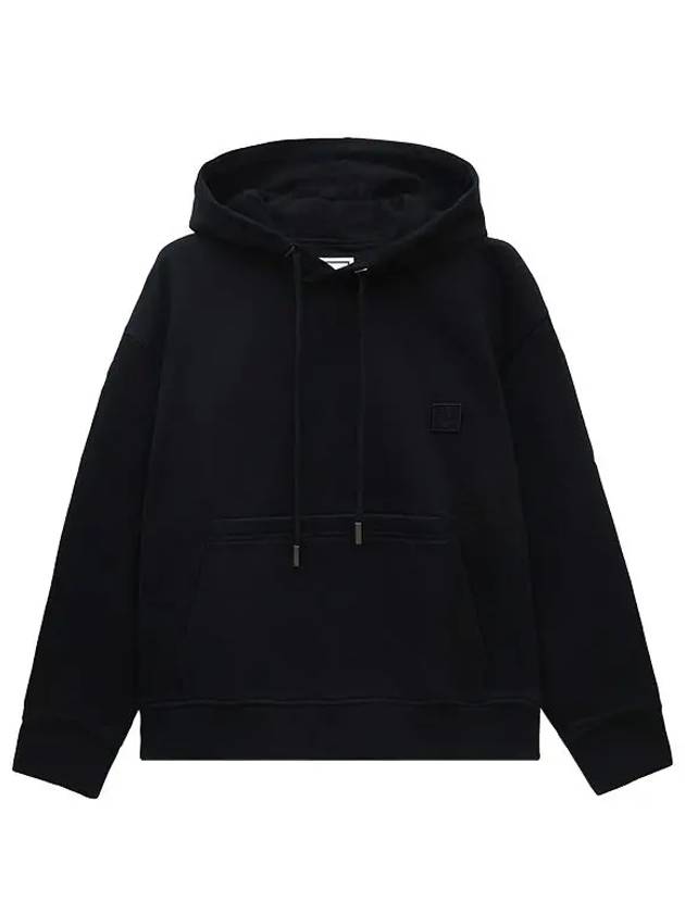 Men's Flower Back Logo Cotton Hoodie Black - WOOYOUNGMI - BALAAN 5