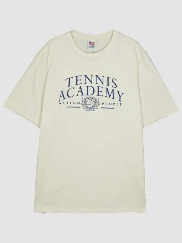 Tennis Crew Neck Short Sleeve T Shirt White - AUTRY - BALAAN 2