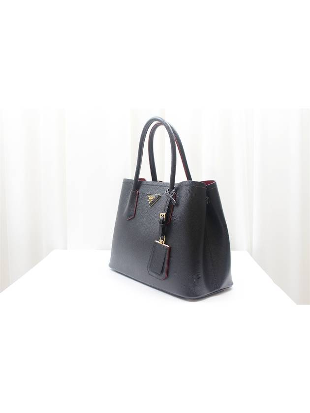 Prada Dubl Saffiano Small Black Tote Shoulder Bag 1BG887 - LOUIS VUITTON - BALAAN 4