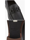 Gancini Bit Leather Moccasin Loafers Black - SALVATORE FERRAGAMO - BALAAN 4